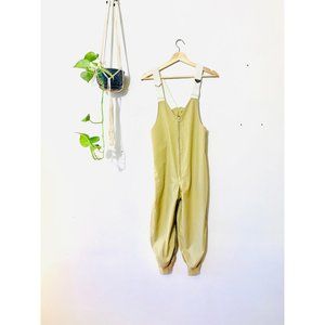 Vintage Beige Jumpsuit/ Romper/Sweatsuit